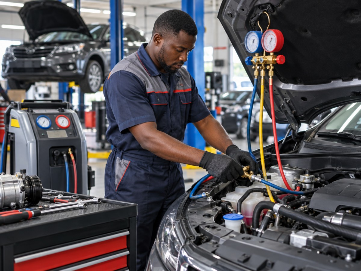 Vehicle AC Repair and Gas Refill